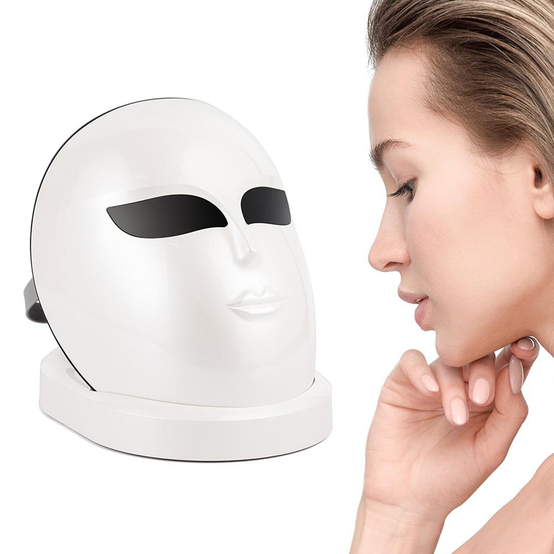 LED FACE MOUSK THERAPY 7 COLOR SKIN THEREAPINGERAL TERAPY LED PHOTON MâSK Light Light Care Care Hare Anti Coming Coming Confing Rinkles Tonging Mâsk (for Face&Deck).