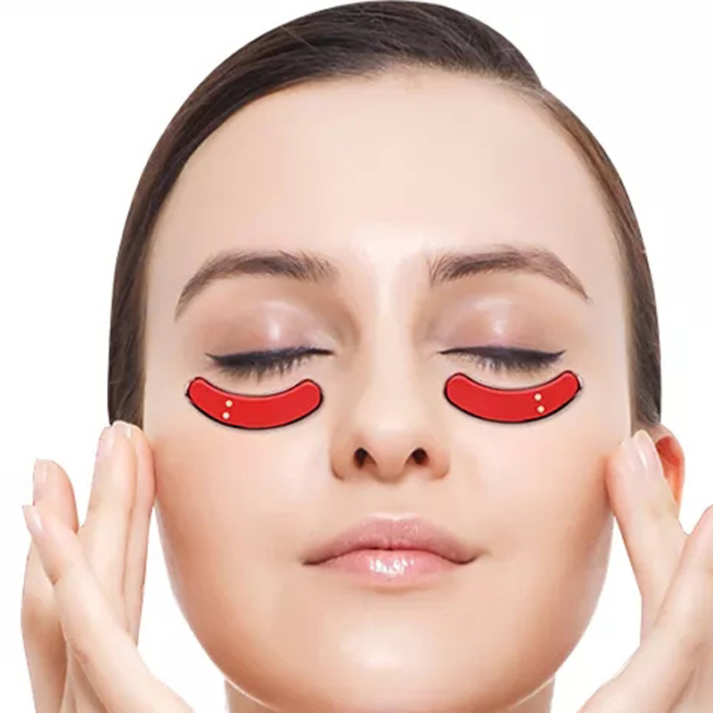 ems&red Light Light Eye Beauty Massager أداة ، المنزل استخدام الجمال للعين مجعد الاهتزاز الاهتزاز LED بقع الضوء الأحمر بقع RF Eye Beauty لإزالة الخطوط الدقيقة